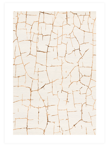 Gold Veins N2 - Art Print