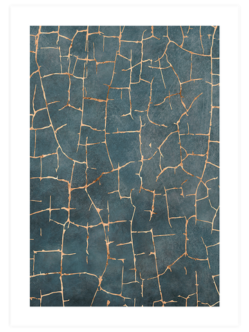 Gold Veins N1 - Art Print