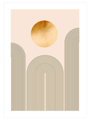 Golden Arch 3 - Fine Art Poster