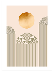 Golden Arch 3 Poster - Giclée Baskı