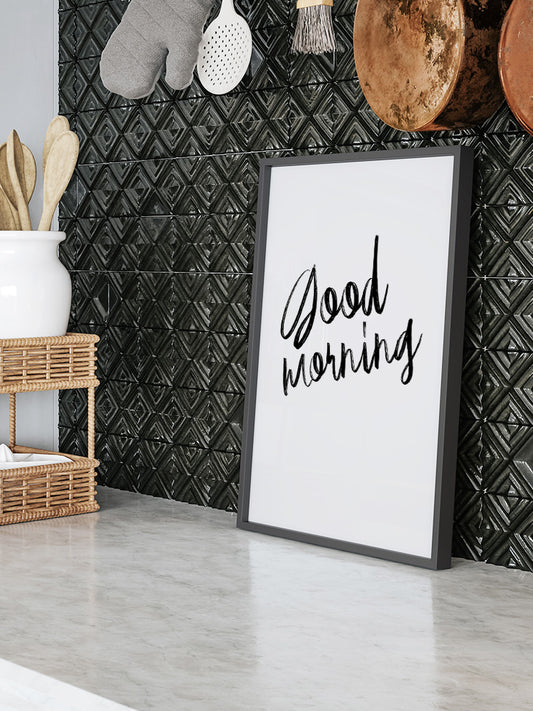 Good Morning Poster - Giclée Baskı