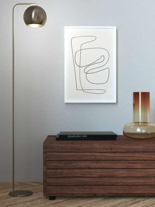 Doğrusal N3 - Fine Art Poster