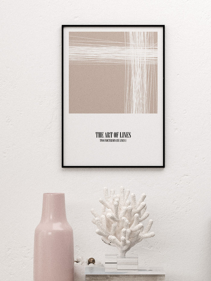 Art Of Lines N1 - Art Print  Poster