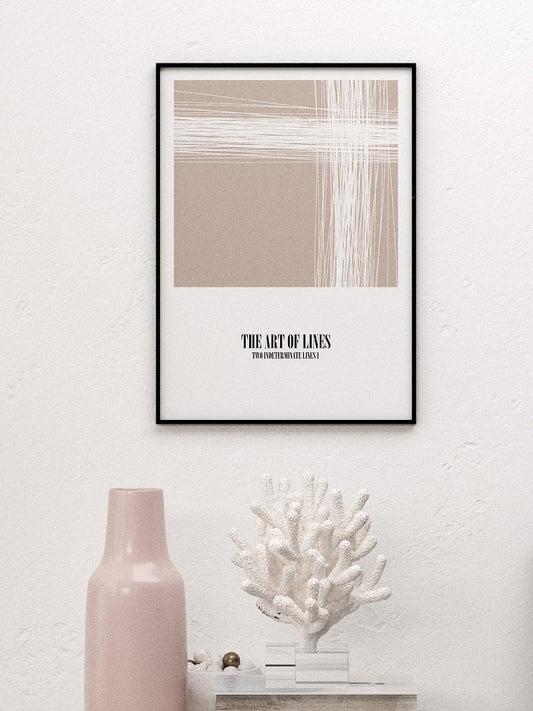 Art Of Lines N1 Poster - Giclée Baskı