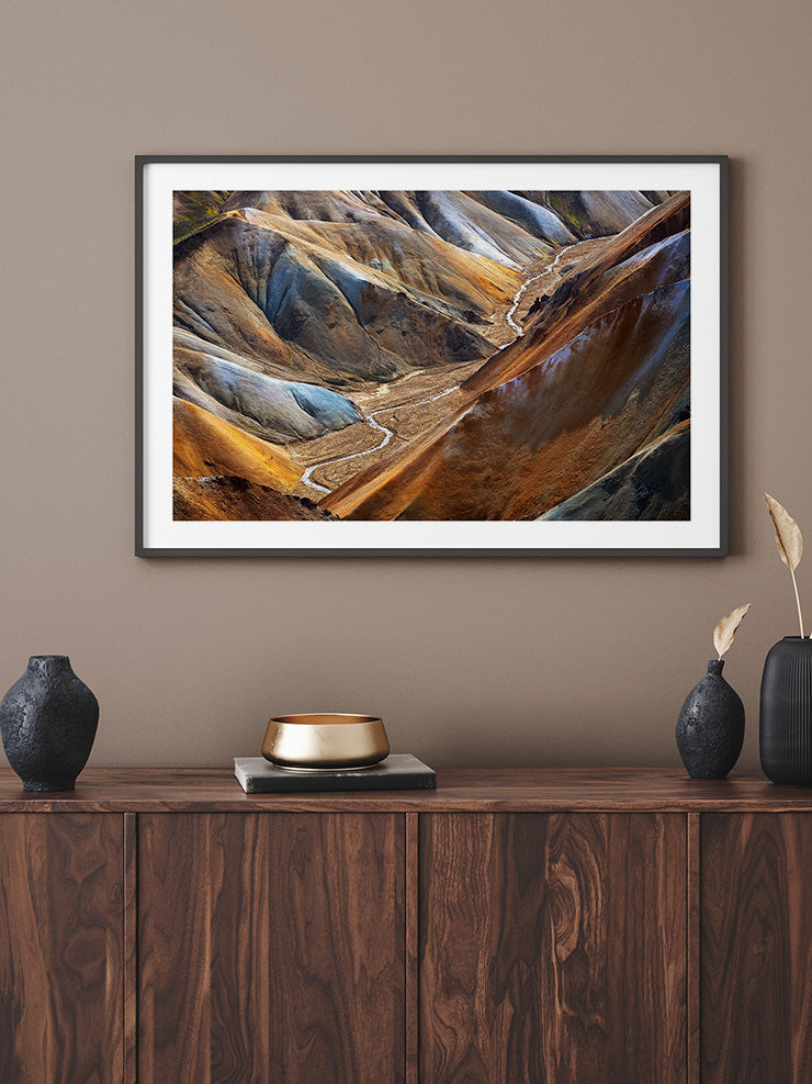 Ocre N2 - Art Print  Poster