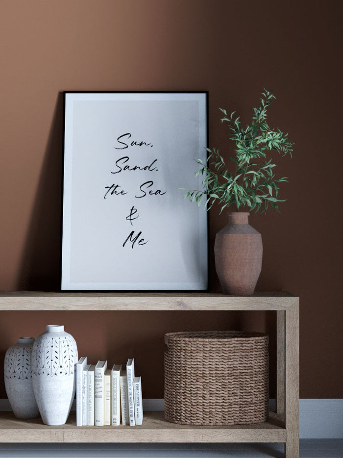 Sun Sea - Art Print  Poster