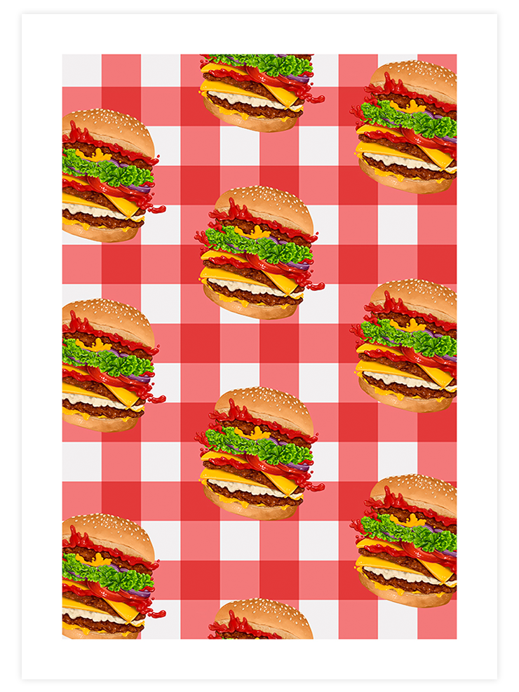 Hamburger - Art Print Ürün ana görseli