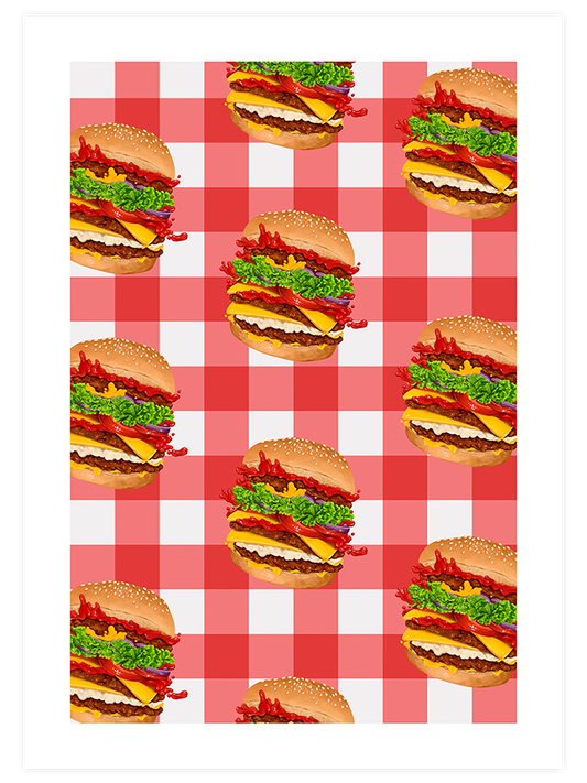Hamburger - Art Print