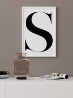 S Harfi - Art Print