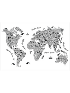 Hayvanlar Alemi N2 - Art Print