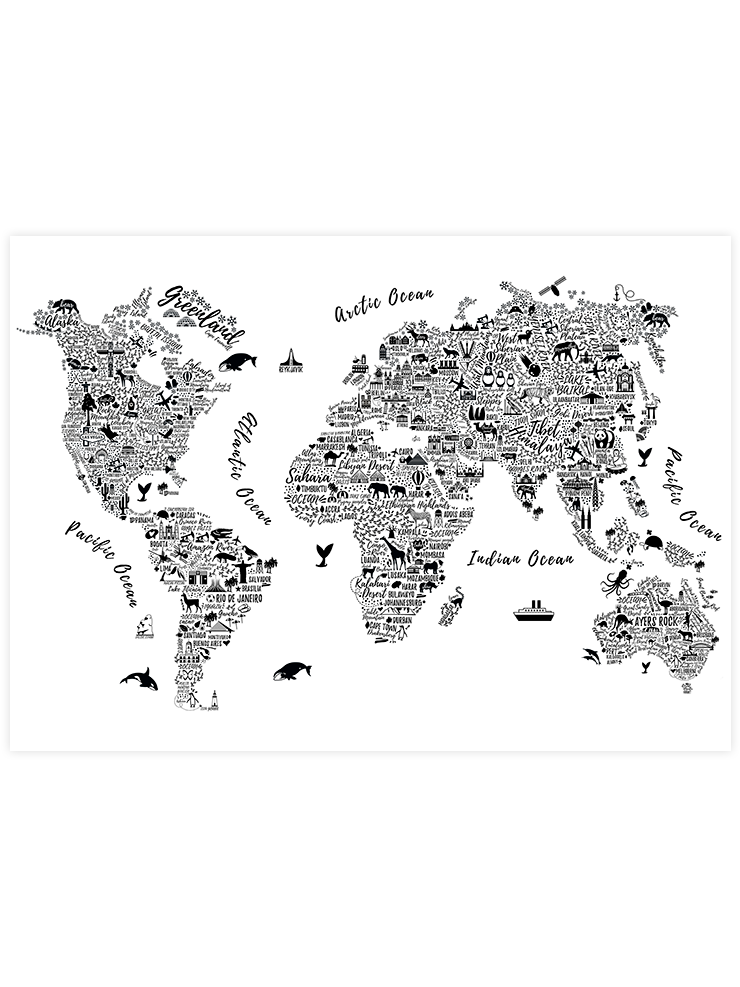 Hayvanlar Alemi N2 - Art Print