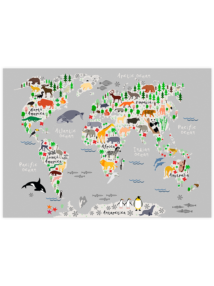 Hayvanlar Alemi - Art Print Ürün ana görseli