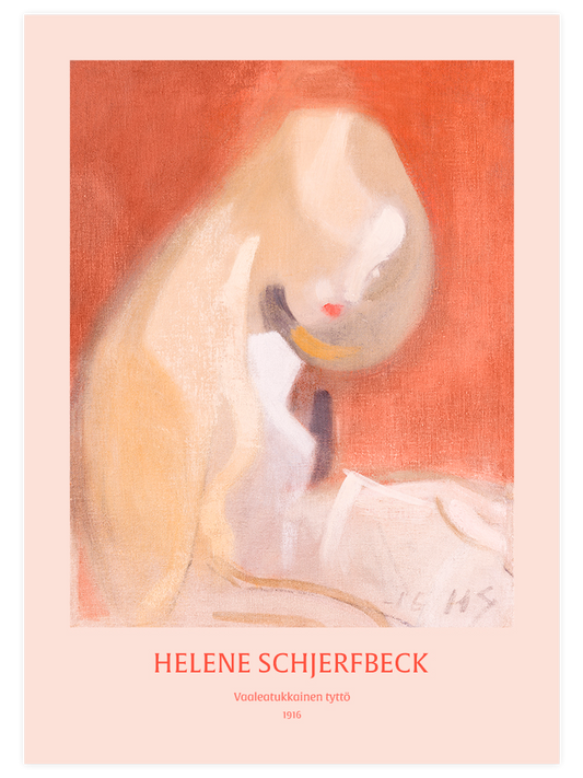 Helene Schjerfbeck Girl with Blonde Hair - Art Print