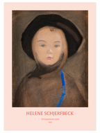Helene Schjerfbeck Girl with Blue Ribbon - Art Print