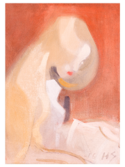 Helene Schjerfbeck Girl with Blonde Hair - Fine Art Poster