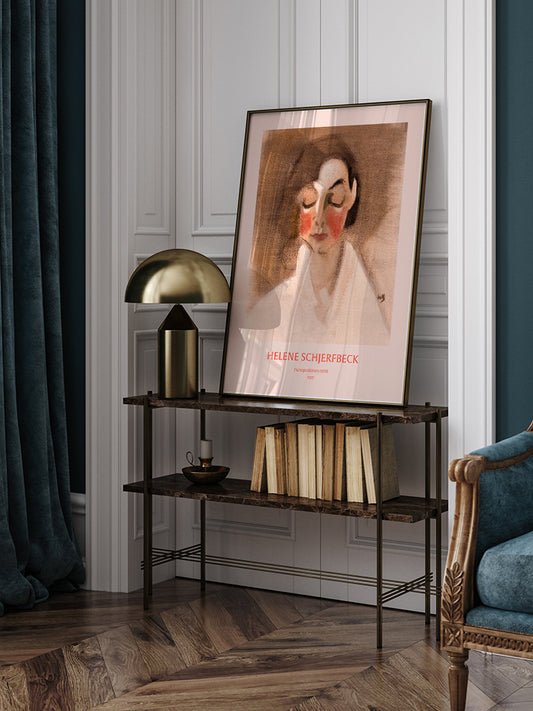Helene Schjerfbeck Rosy-Cheeked Girl Poster - Giclée Baskı