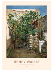 Henry Wallis Corner of an Eastern Courtyard - Fine Art Poster