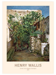 Henry Wallis Corner of an Eastern Courtyard Poster - Giclée Baskı