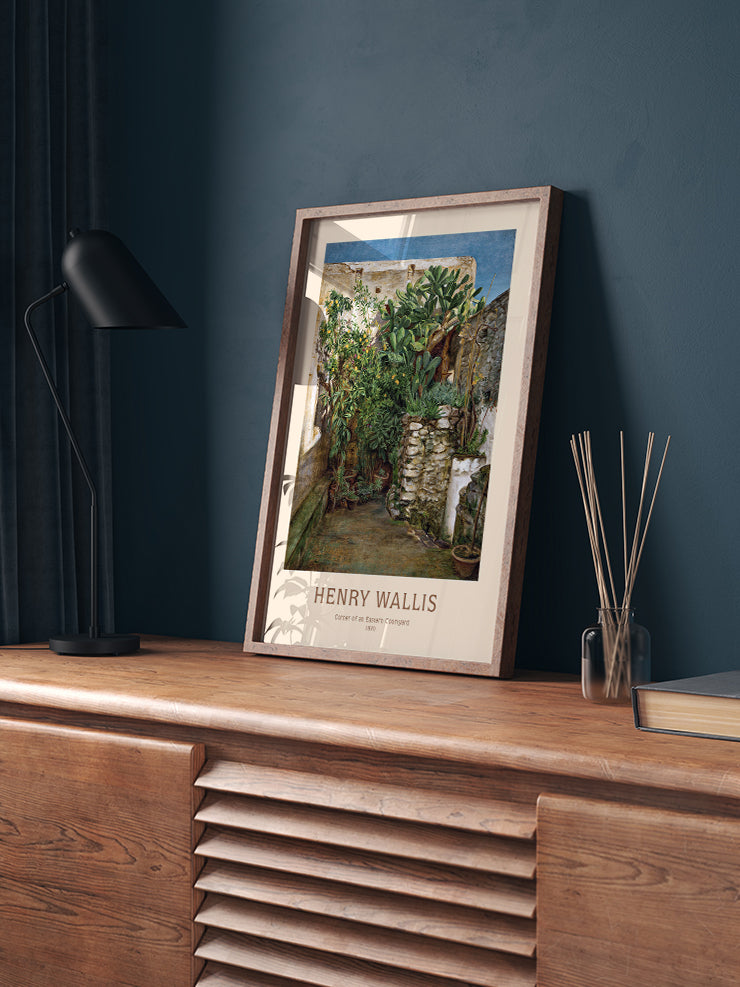 Henry Wallis Corner of an Eastern Courtyard - Art Print Ürün ikincil görseli