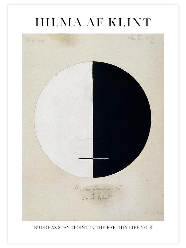 Hilma Af Klint Buddhas Standpoint in the Earthly Life No.3 - Art Print