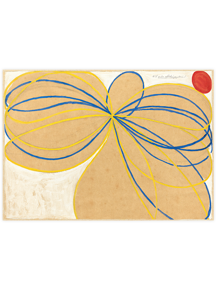 Hilma Af Klint The Seven Pointed Star No1 - Art Print Ürün ana görseli