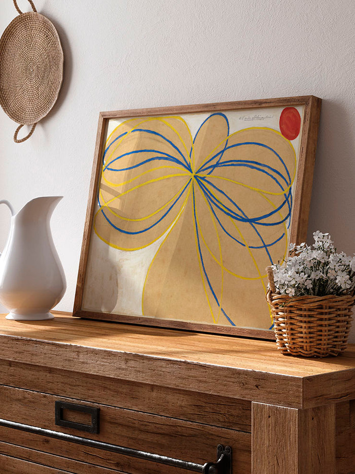 Hilma Af Klint The Seven Pointed Star No1 - Art Print  Poster