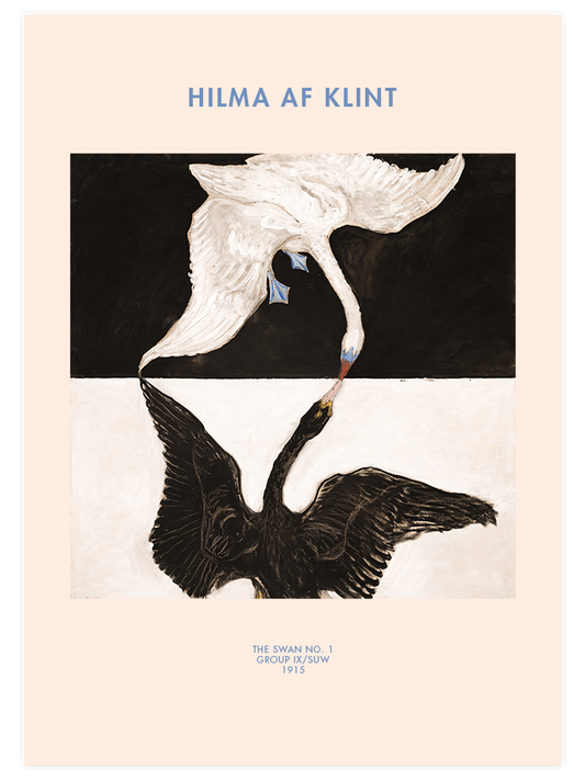 Hilma Af Klint The Swan No.1 Poster - Giclée Baskı