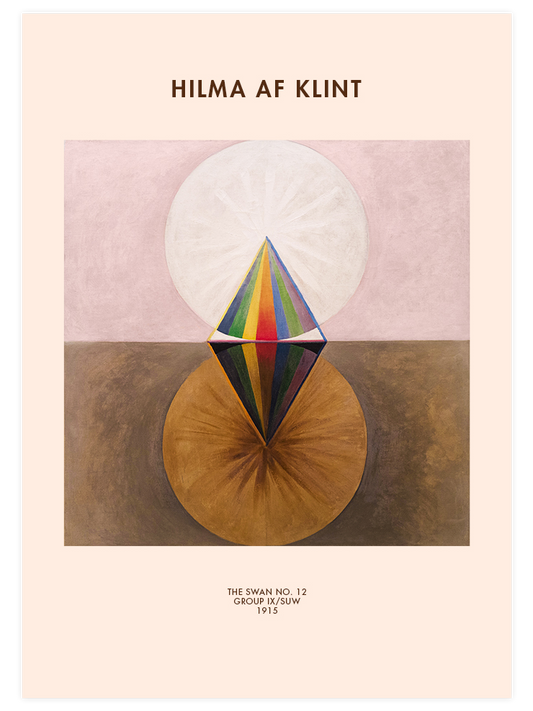 Hilma Af Klint The Swan No.12 - Fine Art Poster