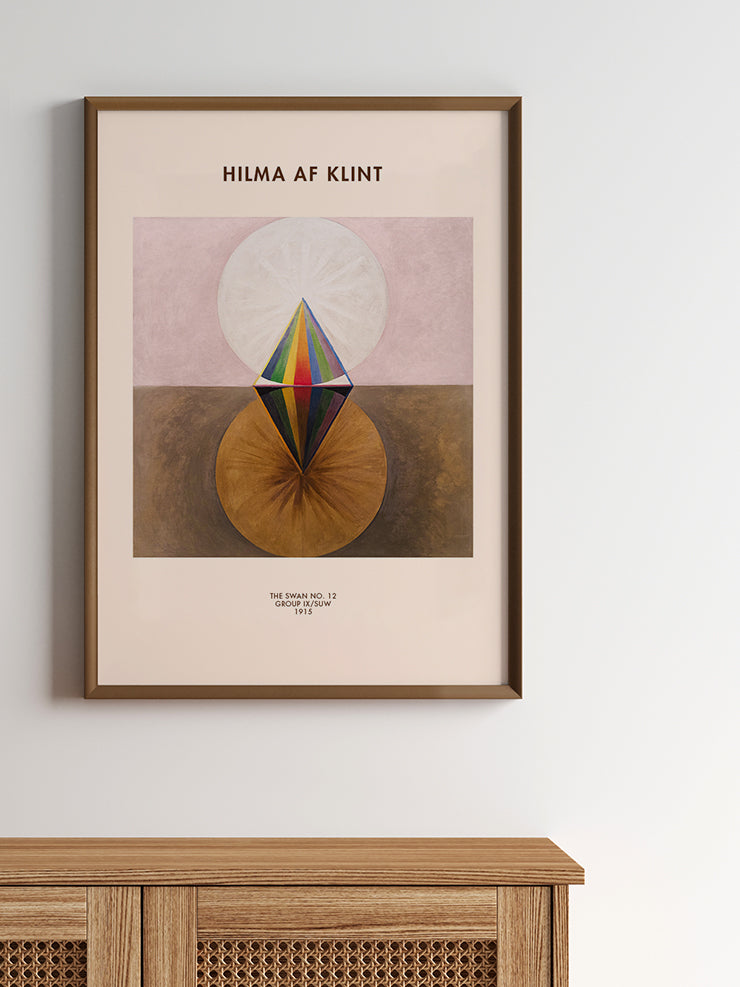Hilma Af Klint The Swan No.12 - Art Print Ürün ikincil görseli