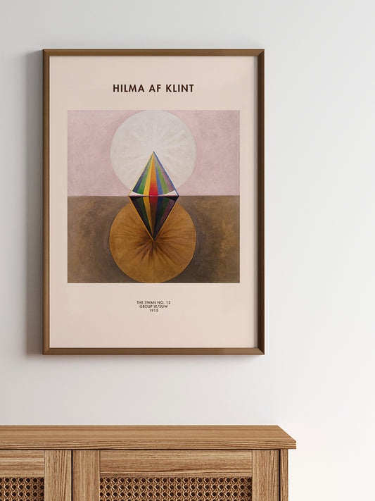 Hilma Af Klint The Swan No.12 Poster - Giclée Baskı