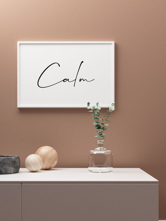 Calm Poster - Giclée Baskı