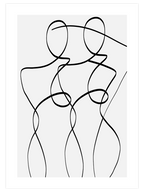 İki Kadın - Art Print