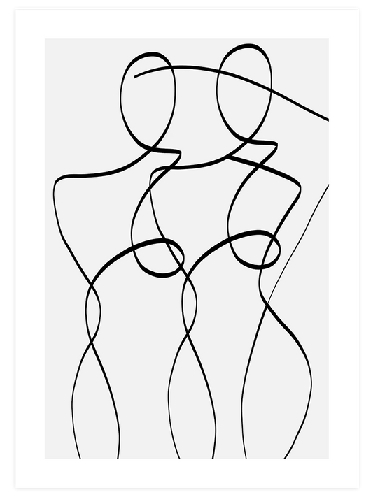 İki Kadın - Fine Art Poster