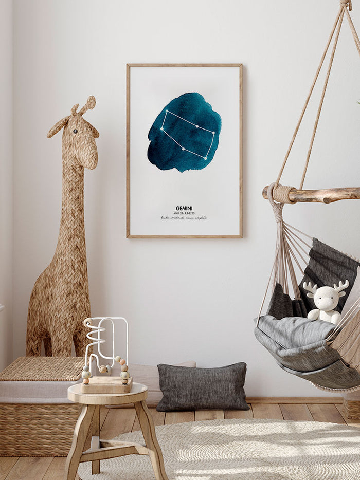 İkizler Burcu - Art Print  Poster