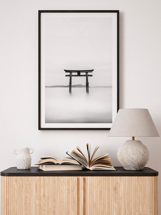 Japanese Gate Poster - Giclée Baskı