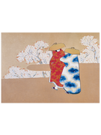 Kamisaka Sekka Momoyagusa N1 - Art Print