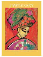 Jawlensky Young Girl with a Flowered Hat - Art Print