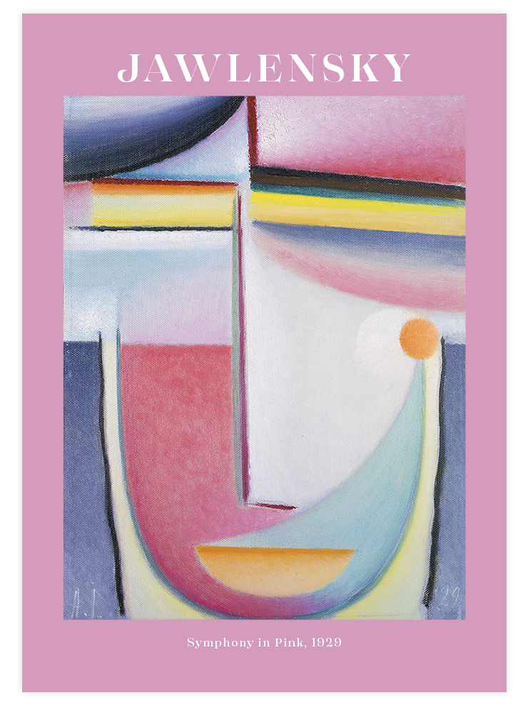 Jawlensky Symphony in Pink - Art Print