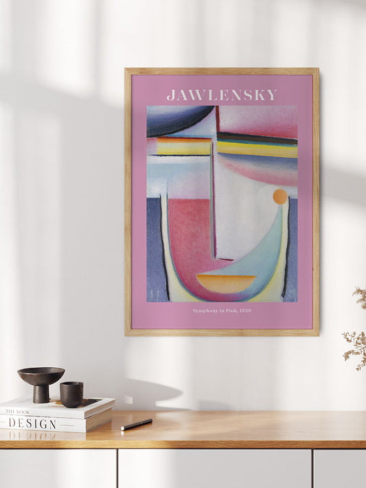 Jawlensky Symphony in Pink Poster - Giclée Baskı