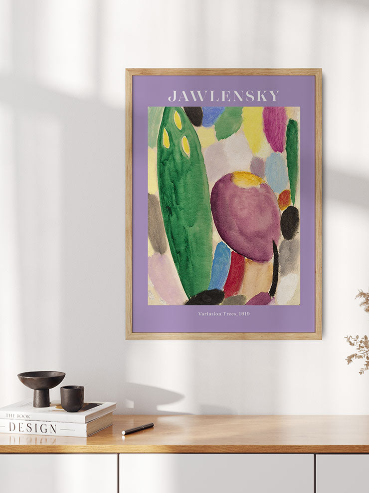 Jawlensky Variation Trees - Art Print Ürün ikincil görseli