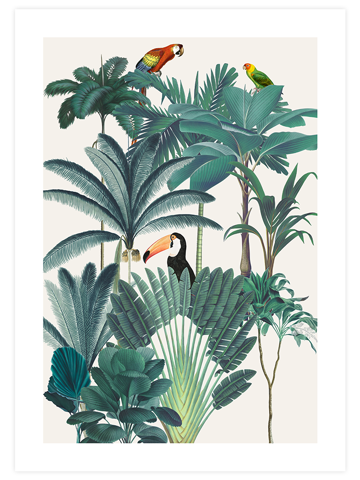 Jungle N3 - Art Print Sanatsal Poster