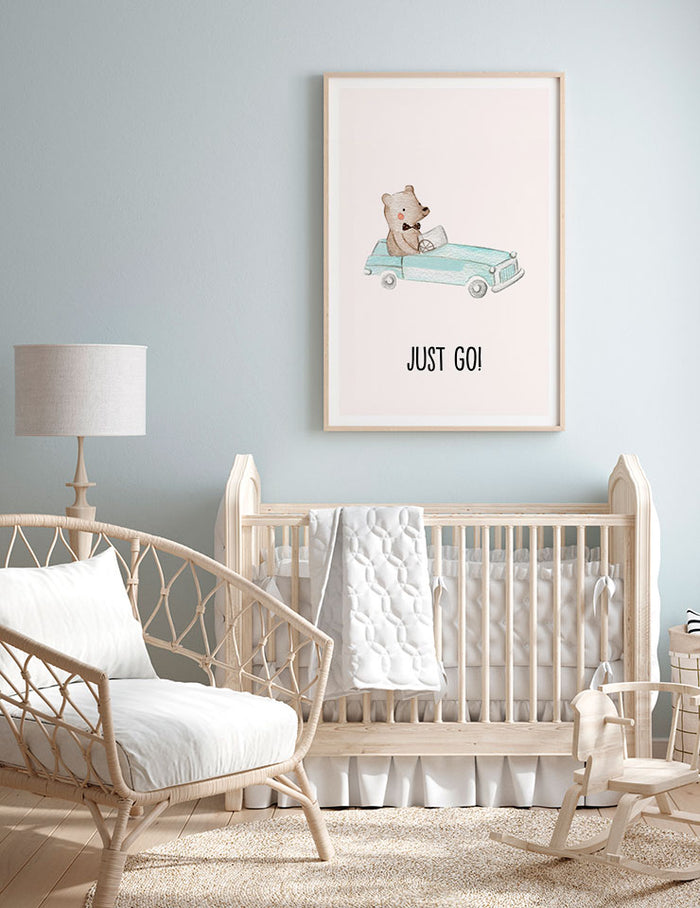 Just Go - Art Print  Poster