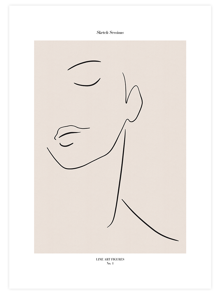 Kadın N1 - Art Print Sanatsal Poster