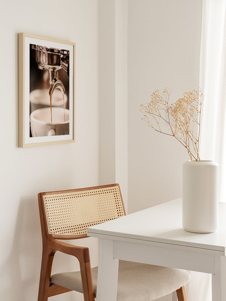 Espresso Café - Art Print  Poster