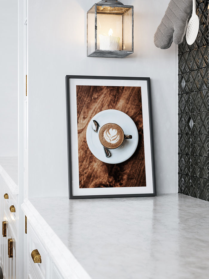 Café Cappuccino - Art Print  Poster