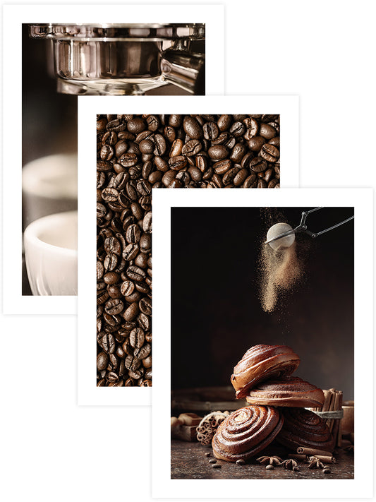 Kahve Rengi - Fine Art Poster Seti