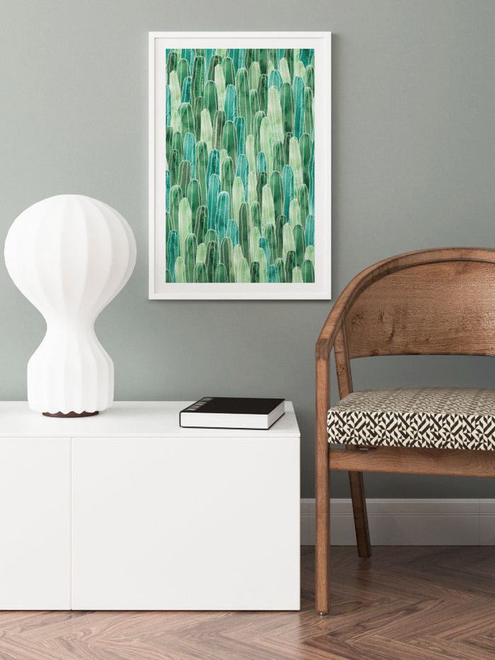 Les Cactus - Art Print  Poster