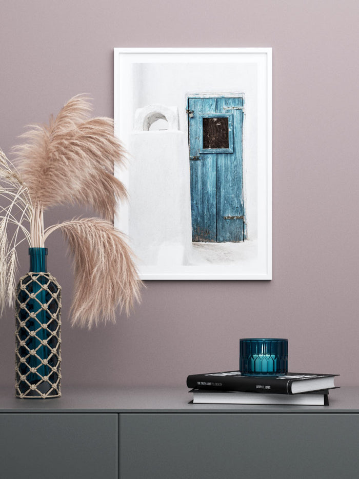 Blue Door - Art Print  Poster