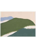 Kamisaka Sekka Green Mountains - Art Print