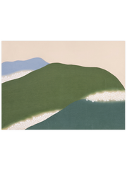 Kamisaka Sekka Green Mountains - Fine Art Poster